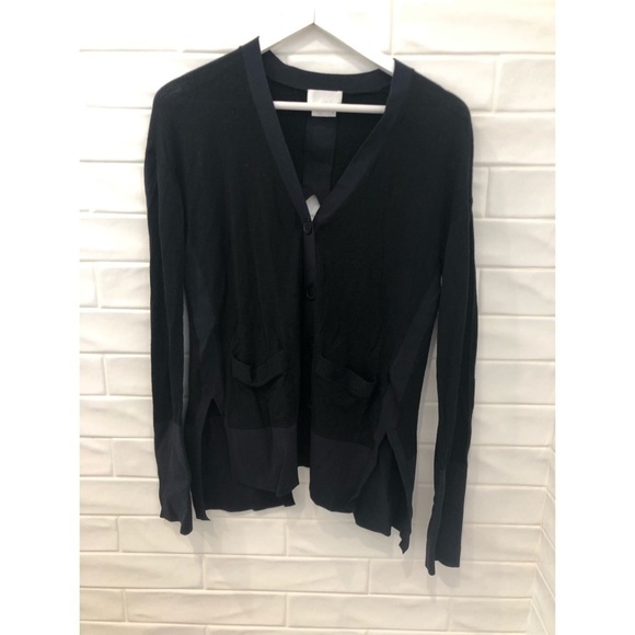 DKNY Pure Cardigan With Open Back And Step Hem - Picture 3 of 6